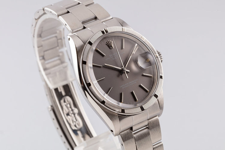 1967 Vintage Rolex Date 1501 Gray Dial
