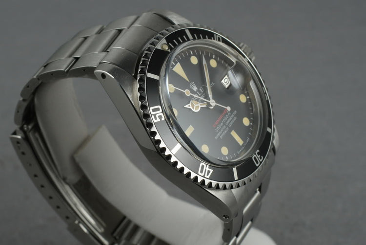 1969 Rolex Red Submariner 1680 Meters First Mark 3 turning Brown