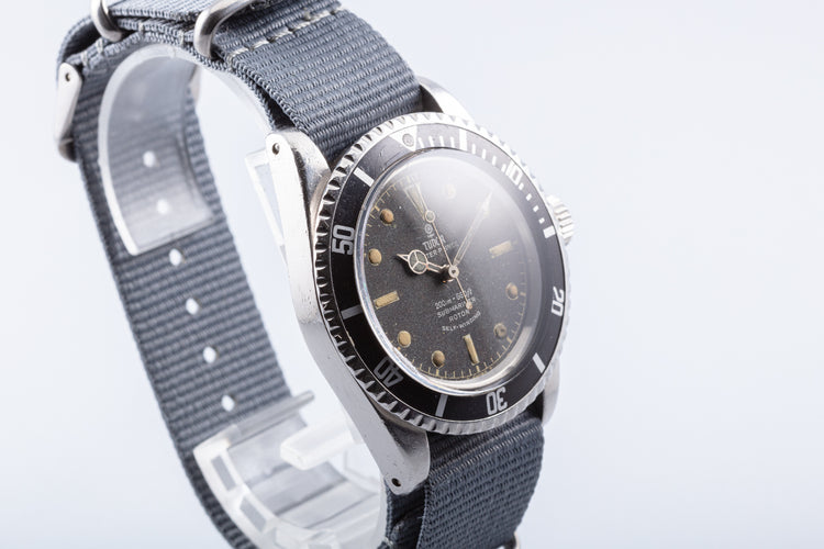 Vintage Royal Navy 1964 Tudor 7928 Gilt Chapter Ring