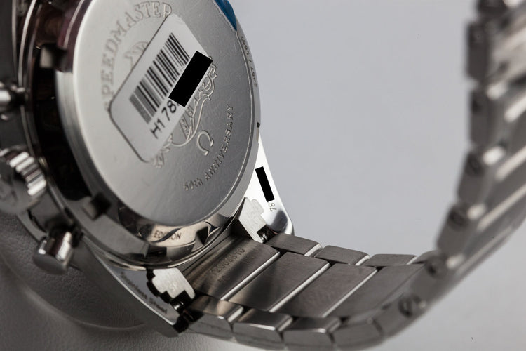 2017 Omega 60th Anniversary Speedmaster straight lug with Box and Papers MINT