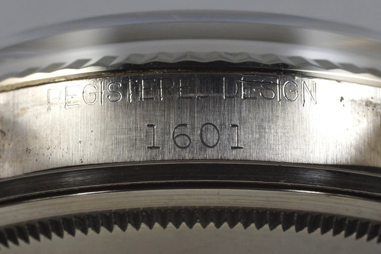 1968 Rolex DateJust 1601 Silver Non-Luminous ‘Wide Boy’ Dial