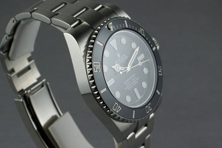 2015 Rolex Submariner 114060