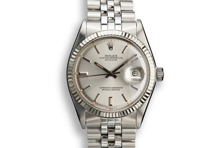1973 Rolex DateJust 1601 Silver Sigma Dial