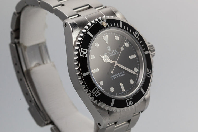 1995 Rolex Submariner 14060 with Box and Papers