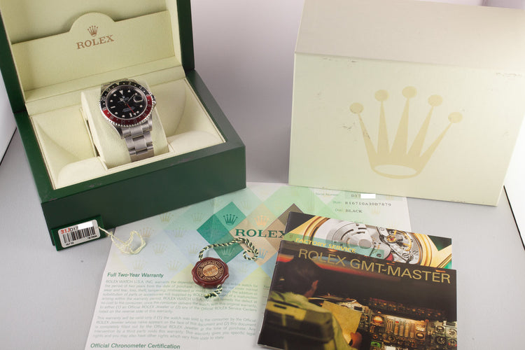 2005 Rolex GMT-Master II 16710 "Coke" with Box and Papers