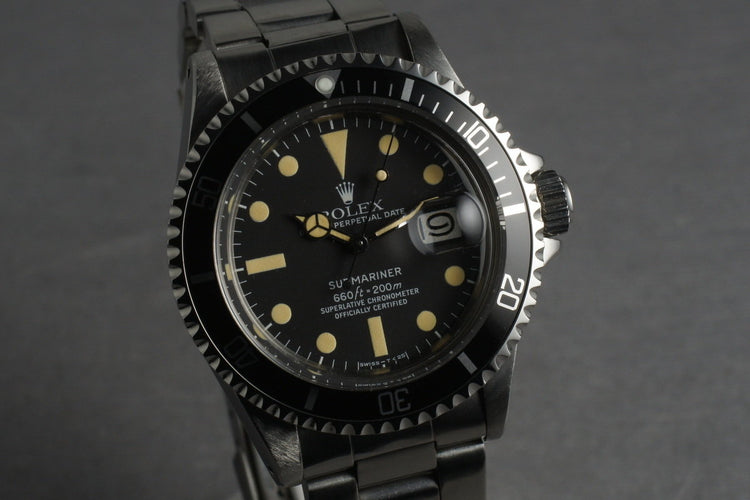 Rolex Submariner 1680 with creamy dial