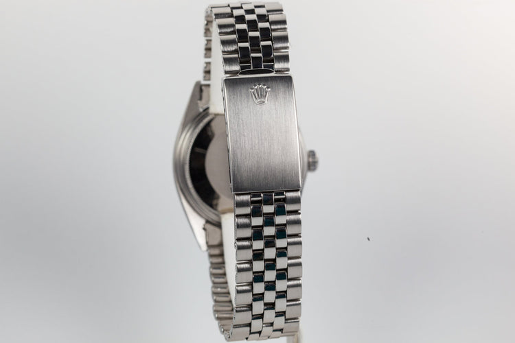 1971 Rolex Datejust 1601 Silver Non-Lume Dial with Box and Papers