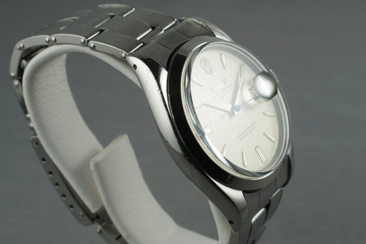 1960 Rolex Date 1500 with White Non-Luminous Dial
