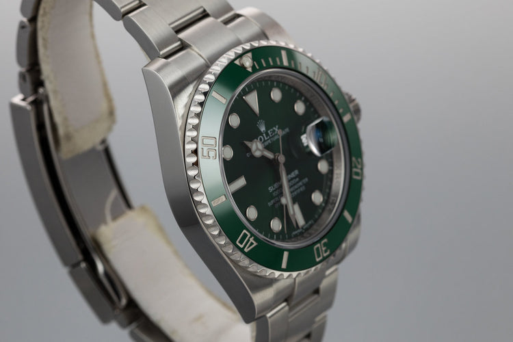 2018 Rolex Ceramic Submariner 116610LV "Hulk" with Box and Papers