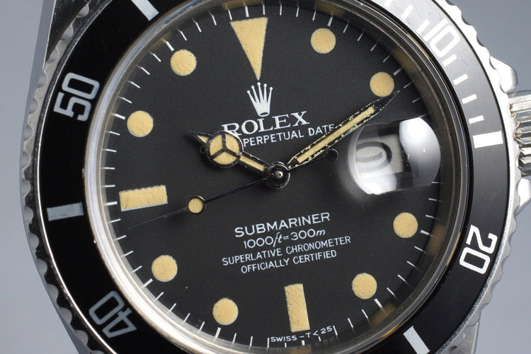 1981 Rolex Submariner 16800 Matte Dial