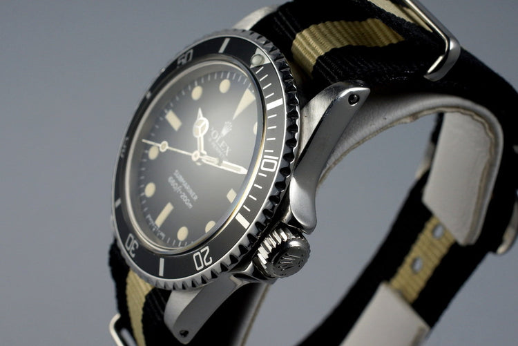 1981 Rolex Submariner 5513 Mark IV Maxi Dial