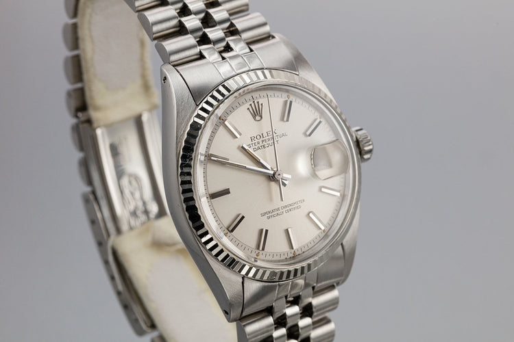1975 Rolex DateJust 1601 Silver Dial