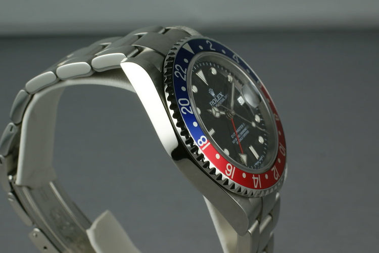 Rolex GMT 16710 M serial with 3186 movement with box and papers