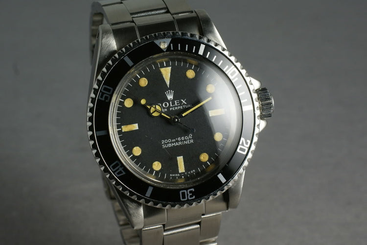 Rolex Submariner Dial 5513 Meters First