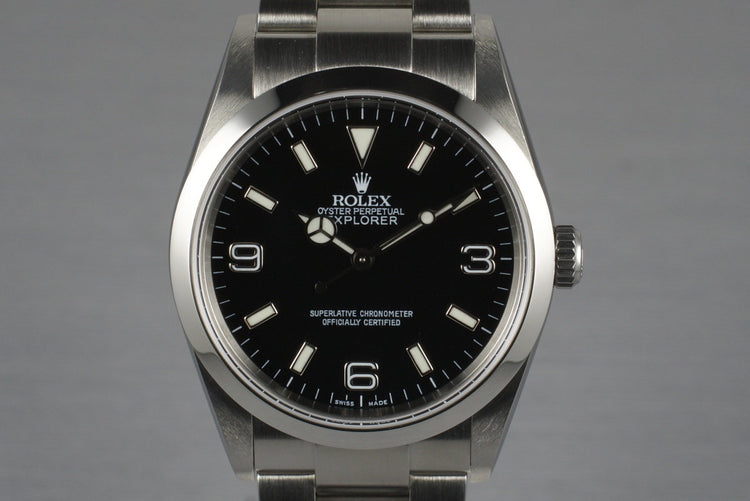 2005 Rolex Explorer 114270 with Box and Papers