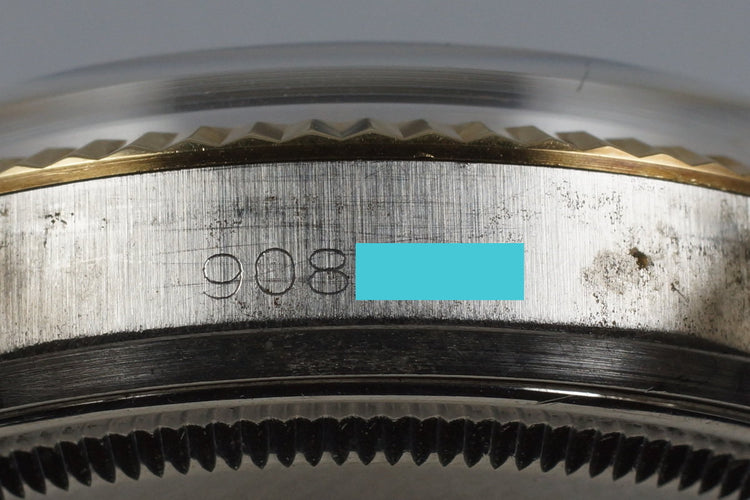 1962 Rolex Two Tone DateJust 1601 Non-Luminous Champagne Dial