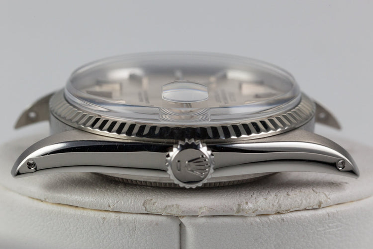 1972 Rolex Datejust 1601 Silver Dial with Box and Papers