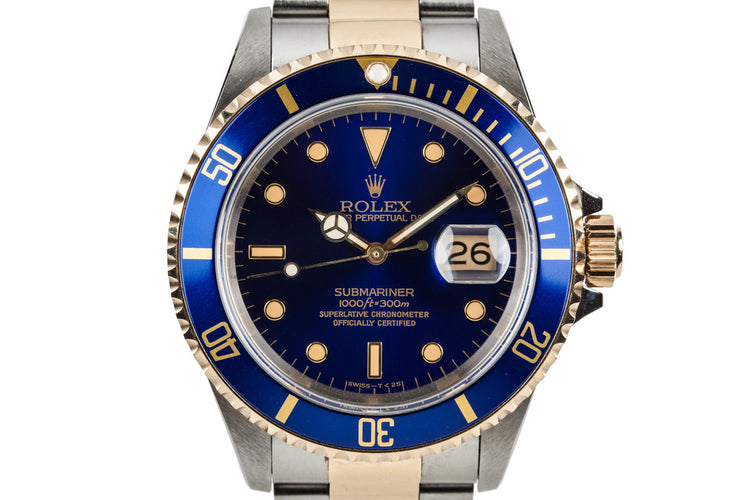 1991 Rolex Two Tone Submariner 16613