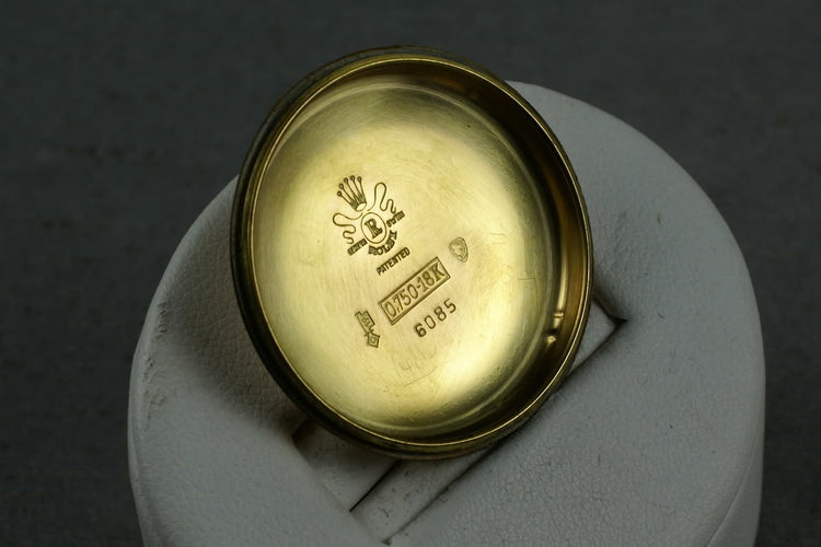 1952 Rolex 18K Oyster Perpetual 6085 with red “officially” on the dial