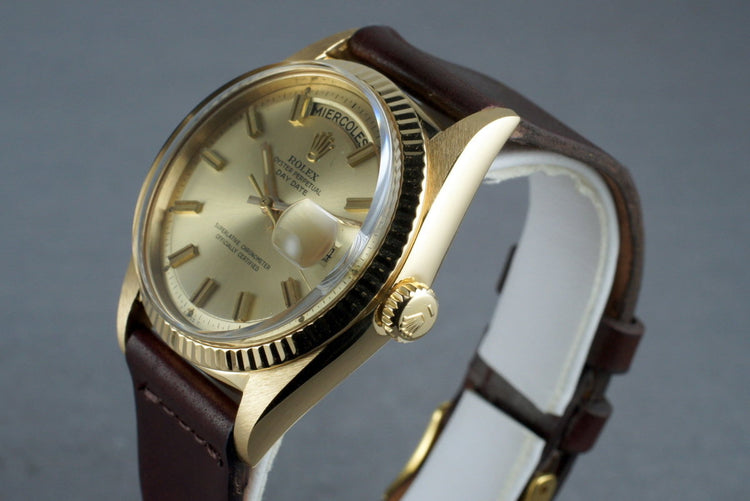 1966 Rolex 18K YG President 1803 “Fat Boy”