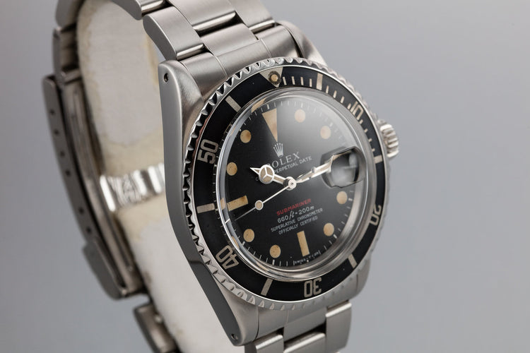 1974 Rolex Red Submariner 1680 with MK IV Dial