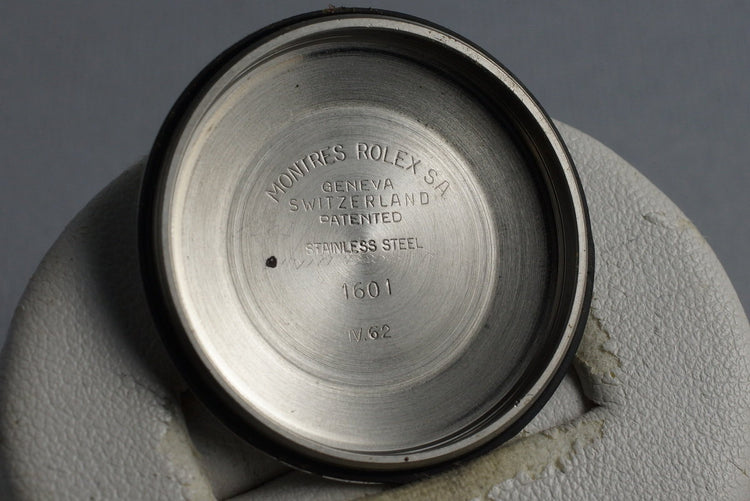 1962 Rolex DateJust 1601 Silver Dial