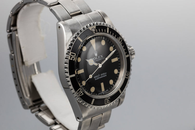 1977 Rolex Submariner 5513 with Mark I Maxi Dial