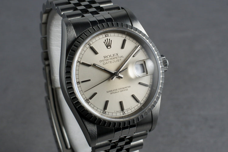 1996 Rolex DateJust 16220 with Guarantee Card