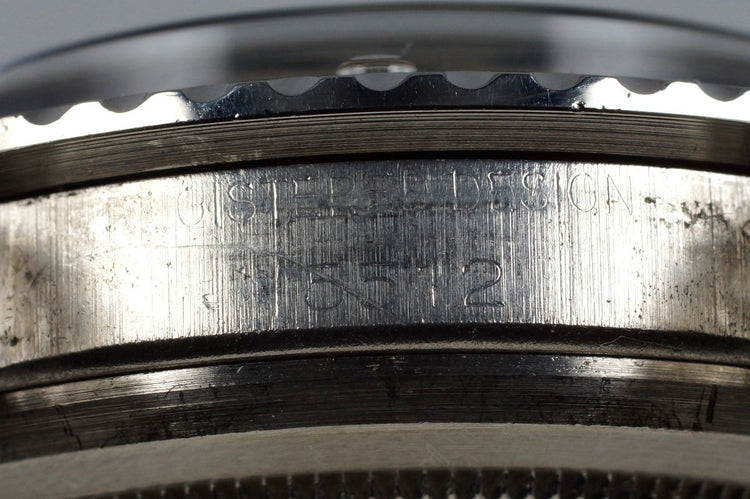 1963 Rolex Submariner 5512 PCG with Gilt Glossy Chapter Ring Dial