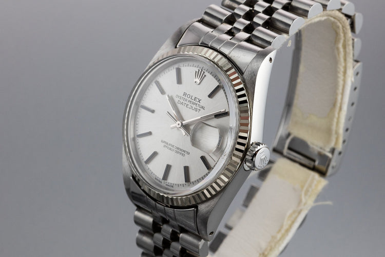 1968 Rolex DateJust 1601 with Silver Service Dial