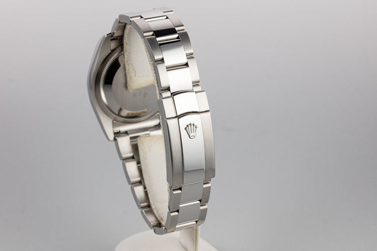 2009 Rolex DateJust 116200 Black No Lume Roman Numeral Dial with Box and Papers