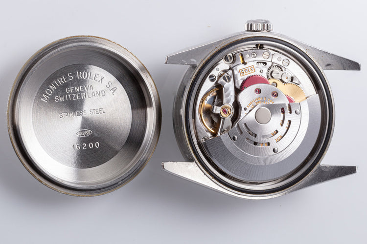 1996 Unpolished Rolex DateJust 16200 with Tapestry Dial