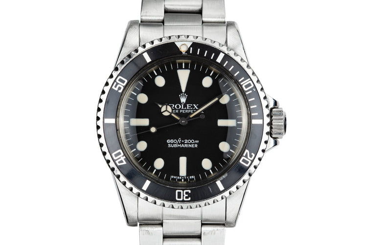 1978 Rolex Submariner 5513 with Mk I Maxi Dial