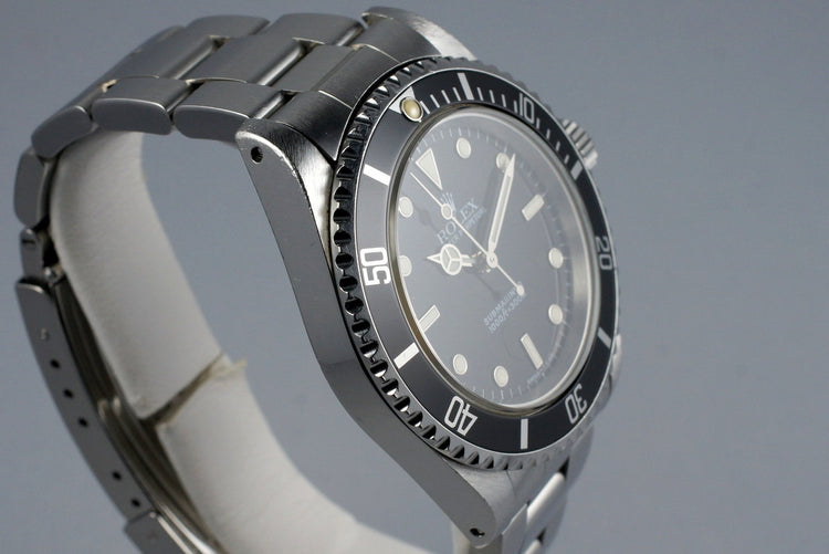 1995 Rolex Submariner 14060 with Box and Papers