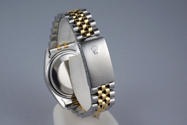 1983 Rolex Two Tone DateJust 16013 Champagne Tiffany & Co. Dial