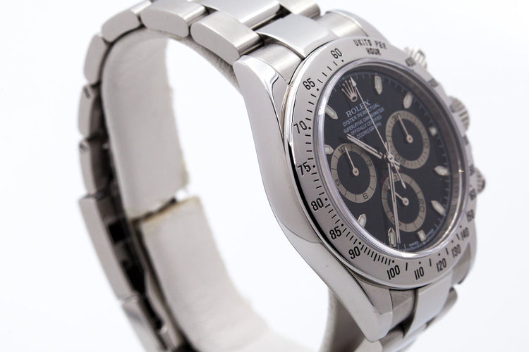 2007 Rolex Daytona 116520 Black Dial