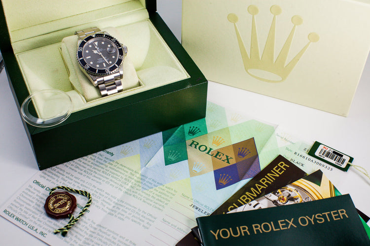 2006 Rolex Submariner 16610 with Box and Papers