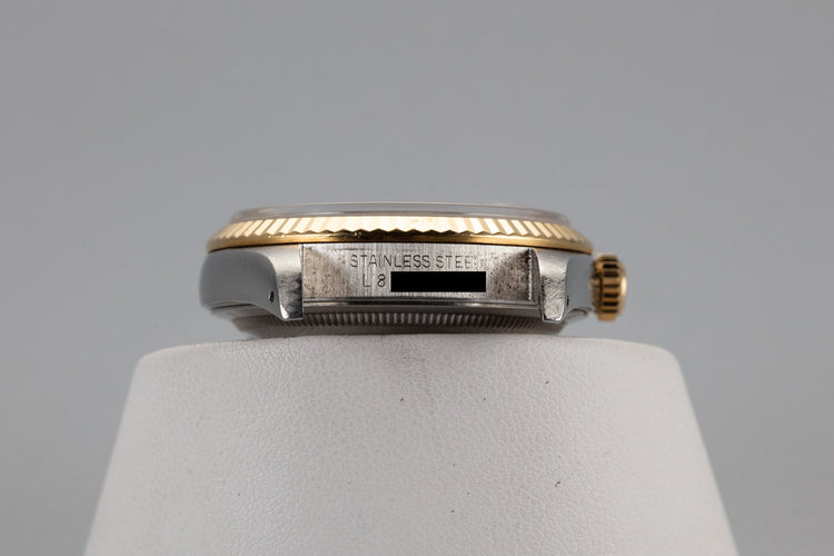 1990 Rolex Two Tone DateJust 16233 Blue Vingette Diamond Dial with Box and Papers