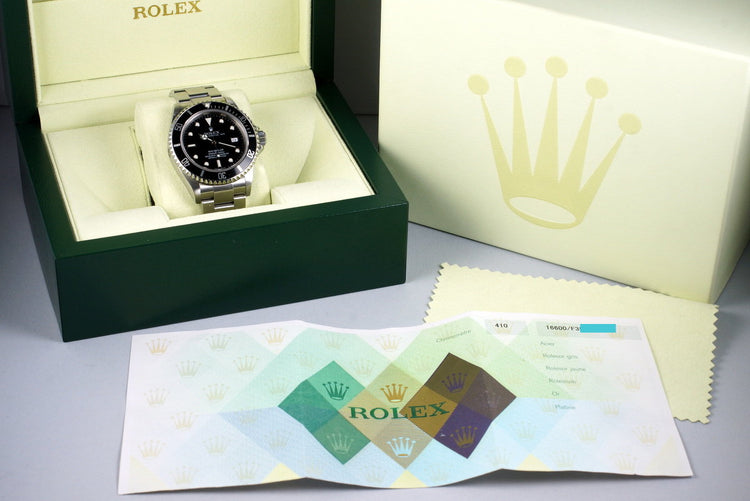 2003 Rolex Sea Dweller 16600 with Box and Papers