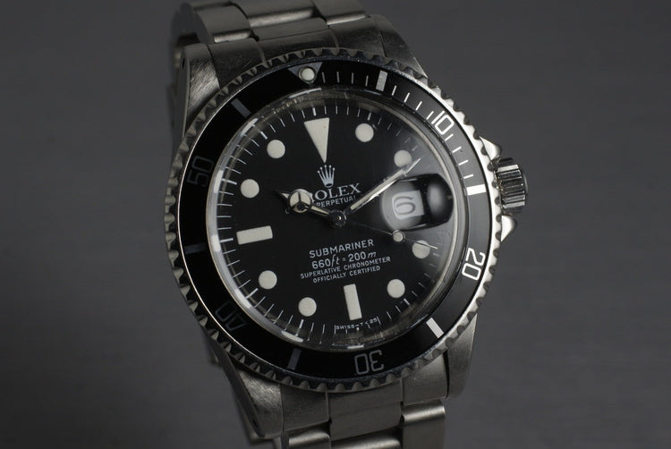 1977 Rolex Submariner 1680 Mark I Dial