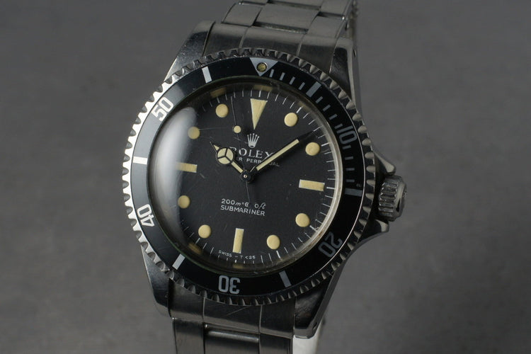 1967 Rolex Submariner 5513 meters first with 7206 band