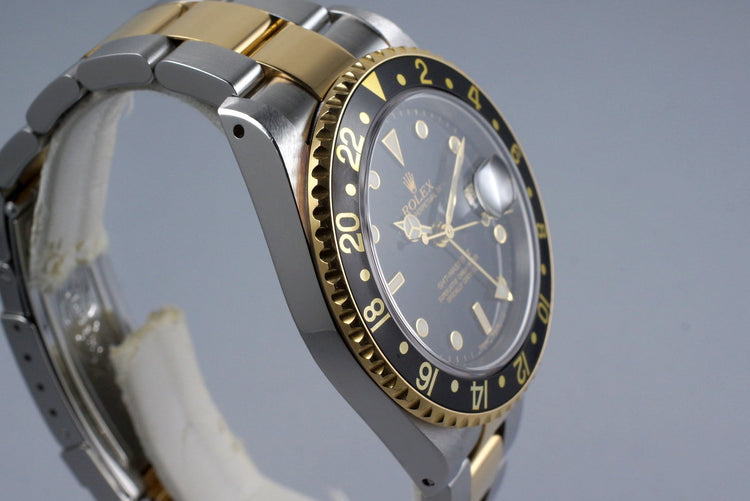 2000 Rolex Two Tone GMT II 16713 Box and Papers