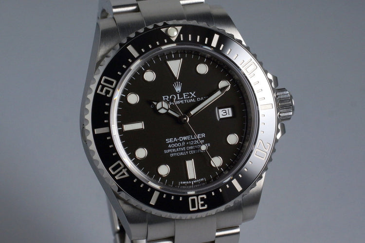 2015 Rolex Ceramic Sea Dweller 116600 with Box and Papers