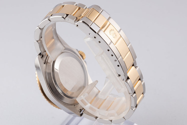 2006 Rolex Two-Tone Submariner 16613 T with Silver Serti Dial
