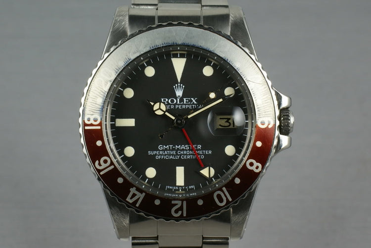 Rolex GMT 1675 with fantastic insert