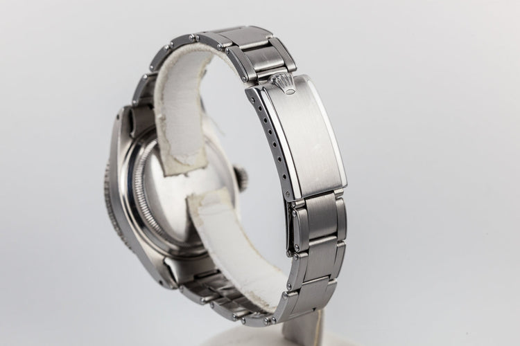 1954 Rolex Submariner Big Crown 6200 with Tropical Explorer 3, 6, 9 Dial and Big Logo Bracelet