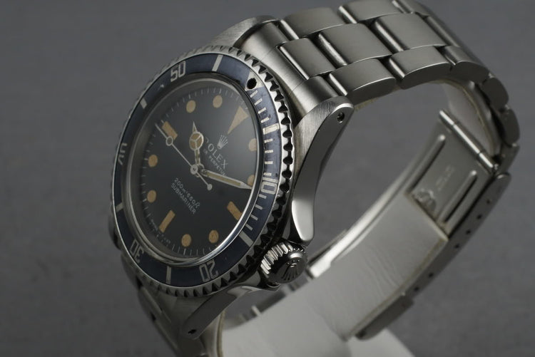 1967 Rolex Submariner 5513 with Creamy/Orange Meters First Dial