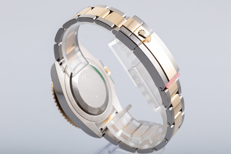 2020 Unworn Rolex GMT-Master II 18k & Stainless 116713LN with Box & Card