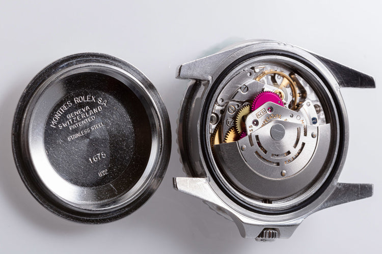 1972 Unpolished Vintage Rolex GMT-Master MKII 1675 with Box