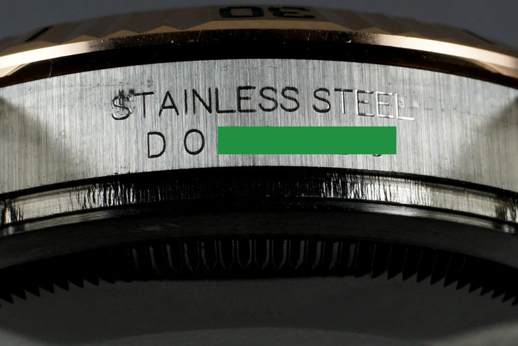 2005 Rolex Datejust Turnograph Rose Gold and Stainless Steel 116261